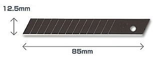 OLFA FWB blade measurments