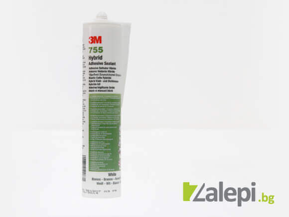 Хибриден уплътнител 3M 755 Hybrid Sealant, бял