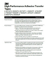 3M Adhesive Transfer Tapes 200MP - Data Sheet