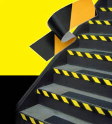 3M Safety Stripe Vinyl Tape 766 Black/Yellow